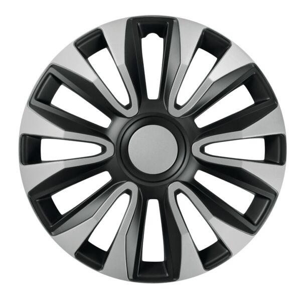 Lampa ΤΑΣΙΑ AVALONE SILVER BLACK 13 INCH ΑΣΗΜΙ/ΜΑΥΡΟ ΣΕΤ