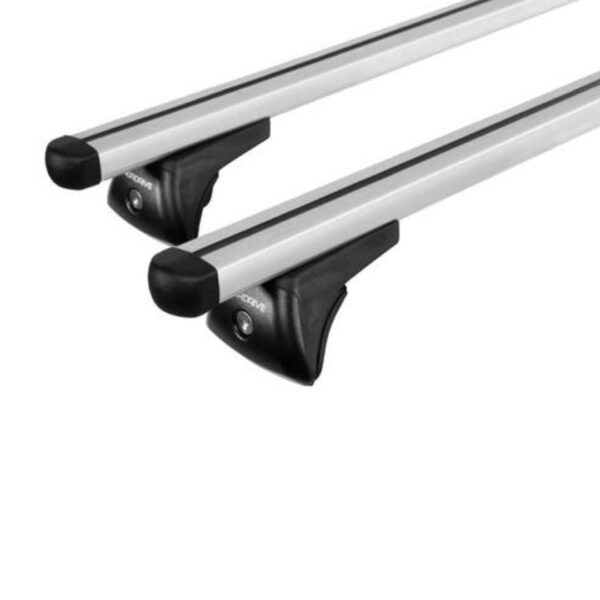Nordrive ΜΠΑΡΕΣ ΟΡΟΦΗΣ ΑΛΟΥΜΙΝΙΟΥ NOWA (L) 127cm ME FLUSH RAILING 2ΤΕΜ. ME ΚΛΕΙΔΙ - Image 2