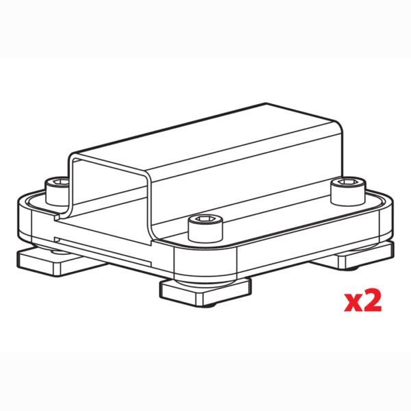 Nordrive ΑΝΤΑΠΤΟΡΕΣ ΓΙΑ ΣΧΑΡΕΣ ΟΡΟΦΗΣ KARGO RACK NORDRIVE ΣΕ ΜΠΑΡΕΣ KARGO/KARGO PLUS - Image 2