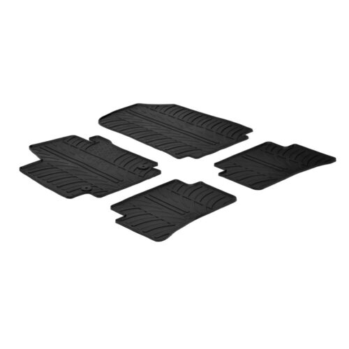 Lampa ΜΑΡΚΕ ΠΑΤΑΚΙΑ ΣΕ ΣΚΑΦΗ ΛΑΣΤΙΧΟ ΓΙΑ RENAULT CAPTUR 05/2013-11/2019 / CLIO IV 5D 10/2012-07/2019 / CLIO IV GENERATION 08/2019-03/2020 / CLIO IV SPORTER 04/2013-03/2020 SUMISURA ΣΕ ΜΑΥΡΟ ΧΡΩΜΑ ME ΚΟΥΜΠΩΜΑΤΑ LAMPA – 4 ΤΕΜ.