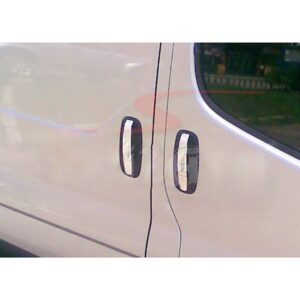 S-dizayn ΧΕΡΟΥΛΙΑ ΠΟΡΤΑΣ ΓΙΑ RENAULT TRAFIC 2010+  ΧΡΩΜΙΟ ΜΕΤΑΛΛΙΚΑ 4ΤΕΜ.