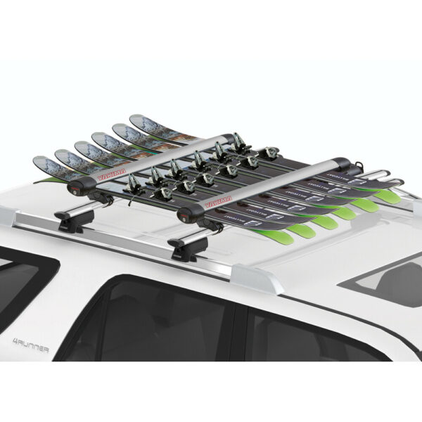 YAKIMA ΒΑΣΗ ΣΚΙ ΟΡΟΦΗΣ FATCAT 6 EVO SILVER 6 ΖΕΥΓΑΡΙΑ ΣΚΙ/4 SNOWBOARD YAKIMA ΑΣΗΜΙ 82,5cm - Image 4
