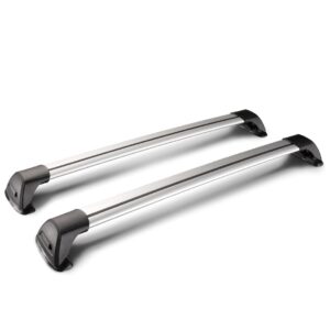 YAKIMA ΜΠΑΡΕΣ ΟΡΟΦΗΣ ΑΝΟΔΙΩΜΕΝΟΥ ΑΛΟΥΜΙΝΙΟΥ FLUSH BAR STANDARD YAKIMA 95 cm (ΑΣΗΜΙ ΧΡΩΜΑ/ΜΕ ΚΛΕΙΔΑΡΙΕΣ) ΓΙΑ ΟΛΕΣ ΤΙΣ ΟΡΟΦΕΣ - 2 ΤΕΜ.