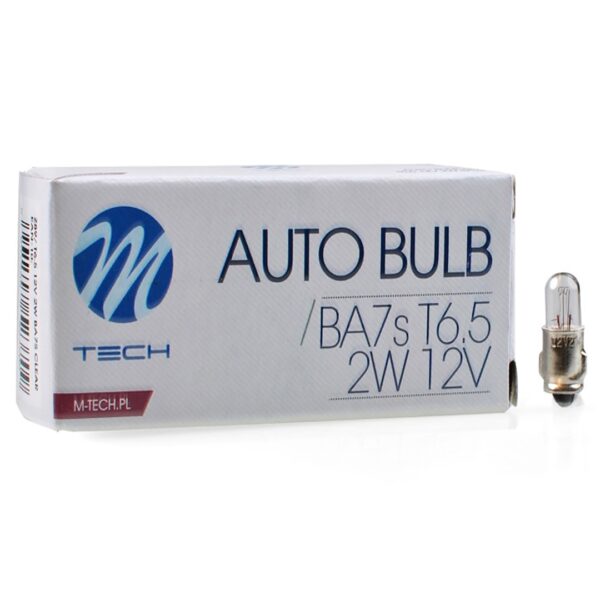 M-Tech T6.5 12V 2W BA7s (ΜΙΝΙΟΝ) STANDARD ΑΛΟΓΟΝΟΥ 10ΤΕΜ. M-TECH - Image 2