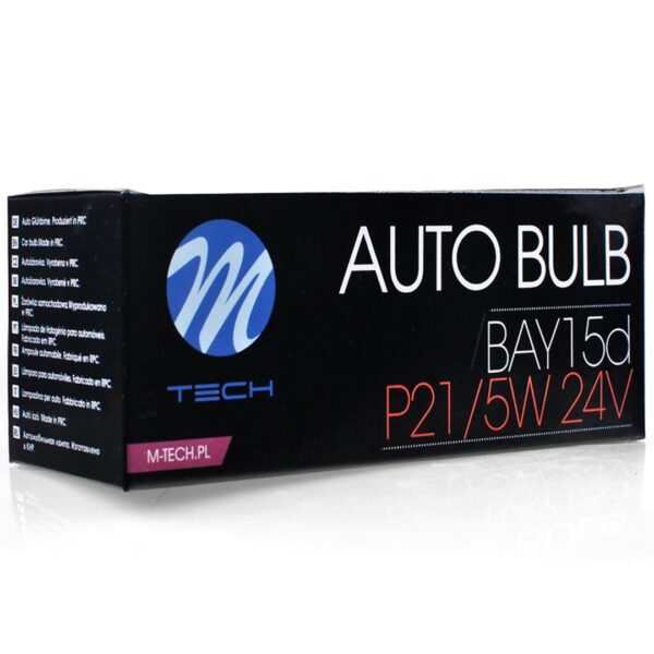 M-Tech P21/5W 24V 21/5W BAY15d ΔΙΠΟΛΙΚΟ STANDARD ΑΛΟΓΟΝΟΥ ΚΟΥΤΙ 10ΤΕΜ. M-TECH - Image 2