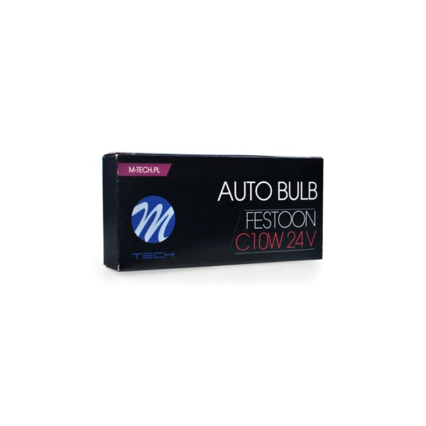 M-Tech ΛΑΜΠΑΚΙΑ ΠΛΑΦΟΝΙΕΡΑΣ 10W 24V SV8,5 41mm STANDARD ΑΛΟΓΟΝΟΥ 10ΤΕΜ. M-TECH - Image 2
