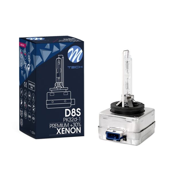 M-Tech ΛΑΜΠΑ ΧΕΝΟΝ D8S 85V 25W 6.000K PREMIUM XENON +30% ΚΟΥΤΙ M-TECH - 1 ΤΕΜ.