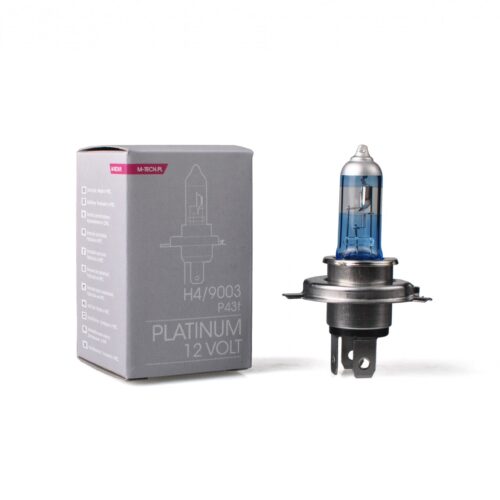 M-Tech H4 12V 60/55W P43t-38 COLOR PLATINUM 1ΤΕΜ. M-TECH