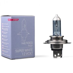M-Tech H4 12V 60/55W P43t-38 COLOR SUPERWHITE 1ΤΕΜ. M-TECH