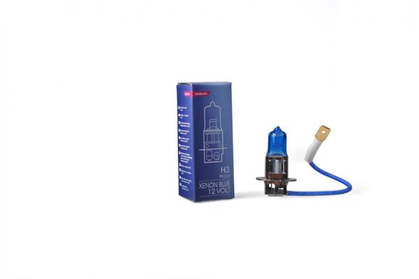 M-Tech H3 12V 55W PK22s 5.000K XENON BLUE 1ΤΕΜ. M-TECH