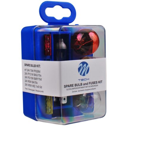 M-Tech H7 24V 70W/PY21W 24V/P21/5W 24V/R5W 24V/W5W (T10) 24V  M-TECH – 5 τεμ.