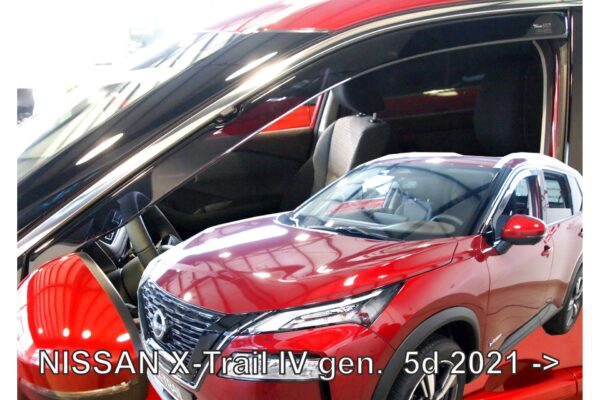 Heko ΑΝΕΜΟΘΡΑΥΣΤΕΣ ΓΙΑ NISSAN X-TRAIL 5D 2021+ ΣΕΤ ΑΥΤΟΚΙΝΗΤΟΥ ΑΠΟ ΕΥΚΑΜΠΤΟ ΦΙΜΕ ΠΛΑΣΤΙΚΟ HEKO - 4 ΤΕΜ.
