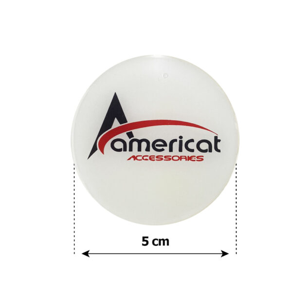 Race Axion AMERICAT ΜΟΝΟΓΡΑΜΜΑ ΑΥΤΟΚΟΛΛΗΤΑ ΖΑΝΤΩΝ 5 cm ΛΕΥΚΟ/ΚΟΚΚΙΝΟ/ΜΑΥΡΟ ΣΜΑΛΤΟΥ - 4 ΤΕΜ. - Image 2