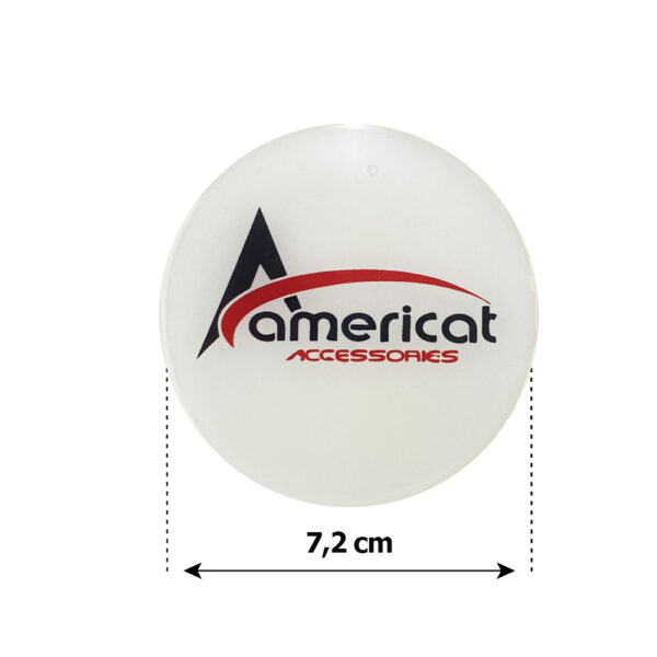 Race Axion AMERICAT ΜΟΝΟΓΡΑΜΜΑ ΑΥΤΟΚΟΛΛΗΤΑ ΖΑΝΤΩΝ 7,2 cm ΛΕΥΚΟ/ΚΟΚΚΙΝΟ/ΜΑΥΡΟ ΣΜΑΛΤΟΥ - 4 ΤΕΜ. - Image 2