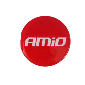 Race Axion AMiO ΑΥΤΟΚΟΛΛΗΤΑ ΖΑΝΤΩΝ 7,2 cm ΛΕΥΚΟ/ΚΟΚΚΙΝΟ ΣΜΑΛΤΟΥ - 4 ΤΕΜ.
