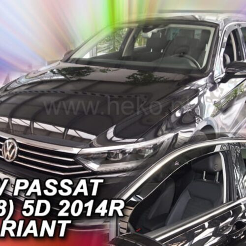 Heko ΑΝΕΜΟΘΡΑΥΣΤΕΣ ΓΙΑ VW PASSAT 5D VARIANT 2014+ ΣΕΤ ΑΥΤΟΚΙΝΗΤΟΥ ΑΠΟ ΕΥΚΑΜΠΤΟ ΦΙΜΕ ΠΛΑΣΤΙΚΟ HEKO – 4 ΤΕΜ.