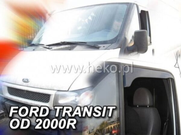 Heko ΑΝΕΜΟΘΡΑΥΣΤΕΣ ΓΙΑ FORD TRANSIT 2D 2000-2006 / T300 ΑΝΩ ΜΕΡΟΣ ΚΟΝΤΟ ΖΕΥΓΑΡΙ ΑΠΟ ΕΥΚΑΜΠΤΟ ΦΙΜΕ ΠΛΑΣΤΙΚΟ HEKO - 2 ΤΕΜ.