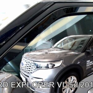 Heko ΑΝΕΜΟΘΡΑΥΣΤΕΣ ΓΙΑ FORD EXPLORER 5D 2019+  ΖΕΥΓΑΡΙ ΑΠΟ ΕΥΚΑΜΠΤΟ ΦΙΜΕ ΠΛΑΣΤΙΚΟ HEKO - 2 ΤΕΜ.
