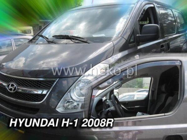 Heko ΑΝΕΜΟΘΡΑΥΣΤΕΣ ΓΙΑ HYUNDAI H1 STAREX 4WD 4D 2007-2021 ΖΕΥΓΑΡΙ ΑΠΟ ΕΥΚΑΜΠΤΟ ΦΙΜΕ ΠΛΑΣΤΙΚΟ HEKO - 2 ΤΕΜ.
