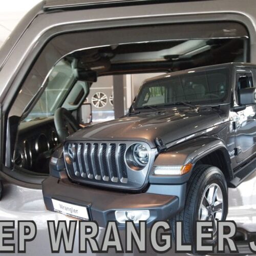Heko ΑΝΕΜΟΘΡΑΥΣΤΕΣ ΓΙΑ JEEP WRANGLER / GLADIATOR JL IV 5D 2019+ ΖΕΥΓΑΡΙ ΑΠΟ ΕΥΚΑΜΠΤΟ ΦΙΜΕ ΠΛΑΣΤΙΚΟ HEKO – 2 ΤΕΜ.