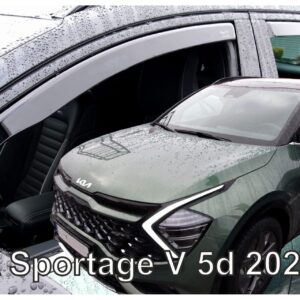 Heko ΑΝΕΜΟΘΡΑΥΣΤΕΣ ΓΙΑ KIA SPORTAGE 5D 2021+  ΣΕΤ ΑΥΤΟΚΙΝΗΤΟΥ ΑΠΟ ΕΥΚΑΜΠΤΟ ΦΙΜΕ ΠΛΑΣΤΙΚΟ HEKO - 4 ΤΕΜ.