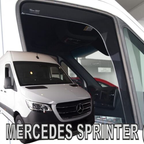 Heko ΑΝΕΜΟΘΡΑΥΣΤΕΣ ΓΙΑ MERCEDES SPRINTER W907 2D 2018+ ΖΕΥΓΑΡΙ VAN ΑΠΟ ΕΥΚΑΜΠΤΟ ΦΙΜΕ ΠΛΑΣΤΙΚΟ HEKO – 2 ΤΕΜ.