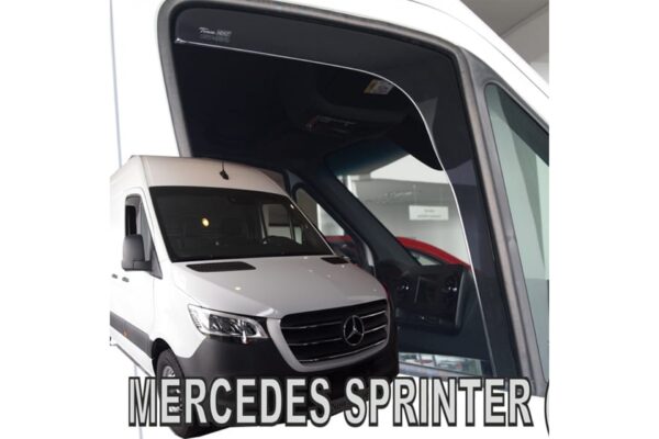 Heko ΑΝΕΜΟΘΡΑΥΣΤΕΣ ΓΙΑ MERCEDES SPRINTER W907 2D 2018+ ΖΕΥΓΑΡΙ VAN ΑΠΟ ΕΥΚΑΜΠΤΟ ΦΙΜΕ ΠΛΑΣΤΙΚΟ HEKO - 2 ΤΕΜ.