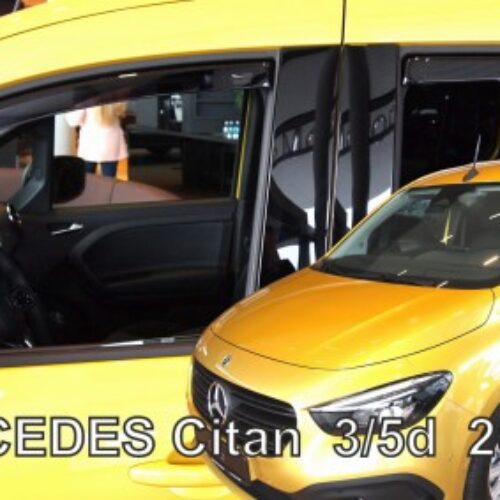Heko ΑΝΕΜΟΘΡΑΥΣΤΕΣ ΓΙΑ MERCEDES CITAN 5D 2021+  ΣΕΤ ΑΥΤΟΚΙΝΗΤΟΥ ΑΠΟ ΕΥΚΑΜΠΤΟ ΦΙΜΕ ΠΛΑΣΤΙΚΟ HEKO – 4 ΤΕΜ.