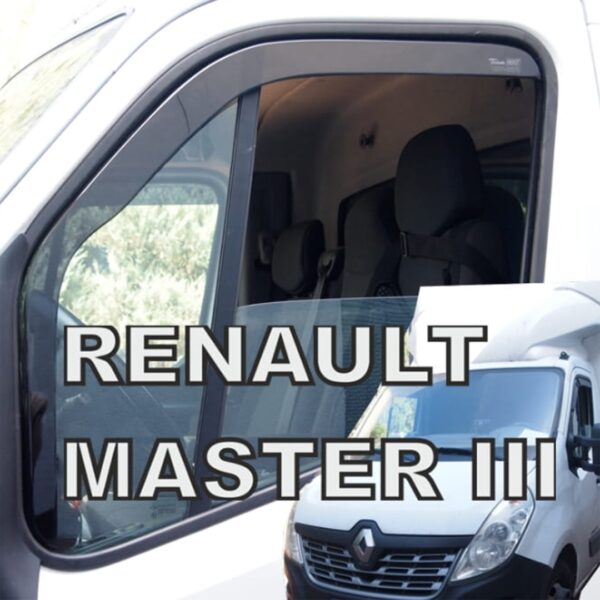Heko ΑΝΕΜΟΘΡΑΥΣΤΕΣ ΓΙΑ OPEL MOVANO B 2010+ / RENAULT MASTER 3 2010+ / MASTER IV 2019+ / NISSAN NV400 2011+ ΜΑΚΡΥ ΖΕΥΓΑΡΙ VAN ΑΠΟ ΕΥΚΑΜΠΤΟ ΦΙΜΕ ΠΛΑΣΤΙΚΟ HEKO - 2 ΤΕΜ. - Image 3