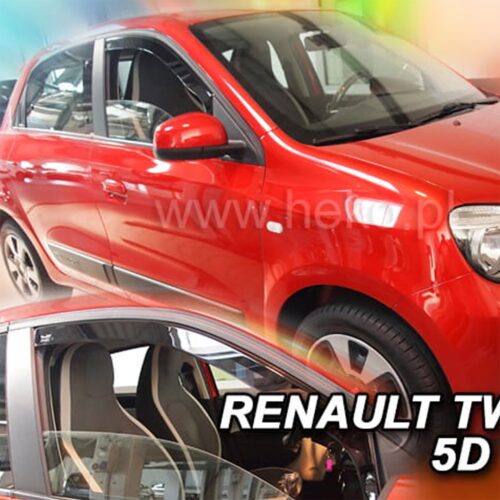 Heko ΑΝΕΜΟΘΡΑΥΣΤΕΣ ΓΙΑ RENAULT TWINGO 5D 2014+ ΖΕΥΓΑΡΙ ΑΠΟ ΕΥΚΑΜΠΤΟ ΦΙΜΕ ΠΛΑΣΤΙΚΟ HEKO – 2 ΤΕΜ.