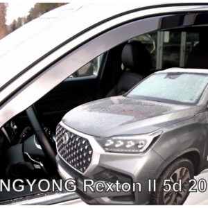 Heko ΑΝΕΜΟΘΡΑΥΣΤΕΣ ΓΙΑ SSANGYONG REXTON 5D 2017+ ΖΕΥΓΑΡΙ ΑΠΟ ΕΥΚΑΜΠΤΟ ΦΙΜΕ ΠΛΑΣΤΙΚΟ HEKO - 2 ΤΕΜ.