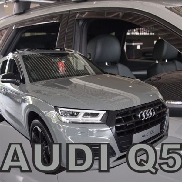 Heko ΑΝΕΜΟΘΡΑΥΣΤΕΣ ΓΙΑ AUDI Q5 5D 2016+ ΣΕΤ ΑΥΤΟΚΙΝΗΤΟΥ ΑΠΟ ΕΥΚΑΜΠΤΟ ΦΙΜΕ ΠΛΑΣΤΙΚΟ HEKO - 4 ΤΕΜ.