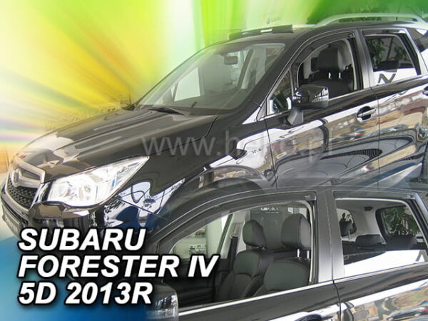 Heko ΑΝΕΜΟΘΡΑΥΣΤΕΣ ΓΙΑ SUBARU FORESTER IV 5D 2013+ ΣΕΤ ΑΥΤΟΚΙΝΗΤΟΥ ΑΠΟ ΕΥΚΑΜΠΤΟ ΦΙΜΕ ΠΛΑΣΤΙΚΟ HEKO - 4 ΤΕΜ.