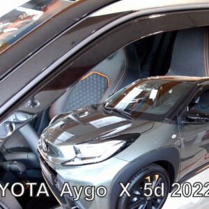 Heko ΑΝΕΜΟΘΡΑΥΣΤΕΣ ΓΙΑ TOYOTA AYGO X 5D 2022+ ? ΖΕΥΓΑΡΙ ΑΠΟ ΕΥΚΑΜΠΤΟ ΦΙΜΕ ΠΛΑΣΤΙΚΟ HEKO - 2 ΤΕΜ.