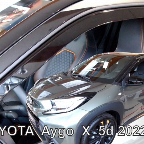 Heko ΑΝΕΜΟΘΡΑΥΣΤΕΣ ΓΙΑ TOYOTA AYGO X 5D 2022+ ? ΖΕΥΓΑΡΙ ΑΠΟ ΕΥΚΑΜΠΤΟ ΦΙΜΕ ΠΛΑΣΤΙΚΟ HEKO – 2 ΤΕΜ.