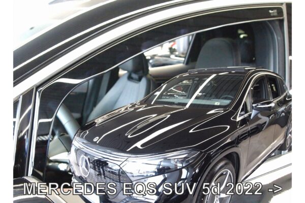 Heko ΑΝΕΜΟΘΡΑΥΣΤΕΣ ΓΙΑ MERCEDES EQS SUV 5D 2022+? ΖΕΥΓΑΡΙ ΑΠΟ ΕΥΚΑΜΠΤΟ ΦΙΜΕ ΠΛΑΣΤΙΚΟ HEKO - 2 ΤΕΜ.