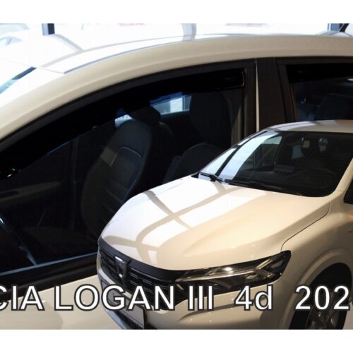 Heko ΑΝΕΜΟΘΡΑΥΣΤΕΣ ΓΙΑ DACIA LOGAN 4D SEDAN 2020+  ΣΕΤ ΑΥΤΟΚΙΝΗΤΟΥ ΑΠΟ ΕΥΚΑΜΠΤΟ ΦΙΜΕ ΠΛΑΣΤΙΚΟ HEKO – 4 ΤΕΜ.