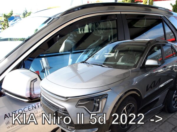 Heko ΑΝΕΜΟΘΡΑΥΣΤΕΣ ΓΙΑ KIA NIRO 5D 2022+  ΣΕΤ ΑΥΤΟΚΙΝΗΤΟΥ ΑΠΟ ΕΥΚΑΜΠΤΟ ΦΙΜΕ ΠΛΑΣΤΙΚΟ HEKO - 4 ΤΕΜ.