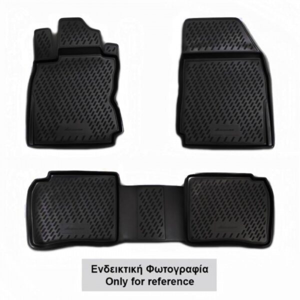Novline ΜΑΡΚΕ ΠΑΤΑΚΙΑ ΣΕ ΣΚΑΦΗ TPE ΛΑΣΤΙΧΟ ΓΙΑ NISSAN ALMERA N16 CLASSIC 2006+   ΣΕ ΜΑΥΡΟ ΧΡΩΜΑ NOVLINE - 4 ΤΕΜ.