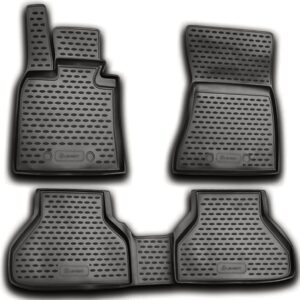 Novline ΜΑΡΚΕ ΠΑΤΑΚΙΑ ΣΕ ΣΚΑΦΗ TPE ΛΑΣΤΙΧΟ ΓΙΑ BMW X6 E71 2008-2014  ΣΕ ΑΝΘΡΑΚΙ ΣΚΟΥΡΟ ΓΚΡΙ ΧΡΩΜΑ NOVLINE - 4 ΤΕΜ.