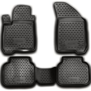 Novline ΜΑΡΚΕ ΠΑΤΑΚΙΑ ΣΕ ΣΚΑΦΗ TPE ΛΑΣΤΙΧΟ ΓΙΑ DODGE JOURNEY 06/2008+  ΣΕ ΑΝΘΡΑΚΙ ΣΚΟΥΡΟ ΓΚΡΙ ΧΡΩΜΑ NOVLINE - 4 ΤΕΜ.