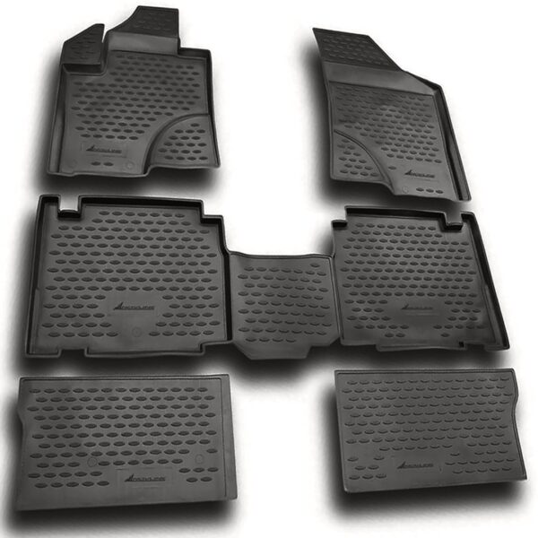Novline ΜΑΡΚΕ ΠΑΤΑΚΙΑ ΣΕ ΣΚΑΦΗ TPE ΛΑΣΤΙΧΟ ΓΙΑ HYUNDAI ix-55 2008-2015  ΣΕ ΑΝΘΡΑΚΙ ΣΚΟΥΡΟ ΓΚΡΙ ΧΡΩΜΑ NOVLINE - 6 ΤΕΜ.