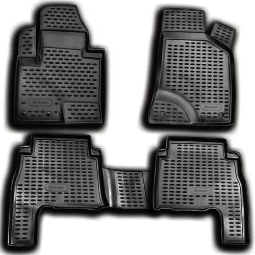 Novline ΜΑΡΚΕ ΠΑΤΑΚΙΑ ΣΕ ΣΚΑΦΗ TPE ΛΑΣΤΙΧΟ ΓΙΑ HYUNDAI SANTA FE 01/2011-2018  ΣΕ ΑΝΘΡΑΚΙ ΣΚΟΥΡΟ ΓΚΡΙ ΧΡΩΜΑ NOVLINE – 4 ΤΕΜ.
