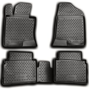 Novline ΜΑΡΚΕ ΠΑΤΑΚΙΑ ΣΕ ΣΚΑΦΗ TPE ΛΑΣΤΙΧΟ ΓΙΑ HYUNDAI SONATA 2010+  ΣΕ ΑΝΘΡΑΚΙ ΣΚΟΥΡΟ ΓΚΡΙ ΧΡΩΜΑ NOVLINE - 4 ΤΕΜ.