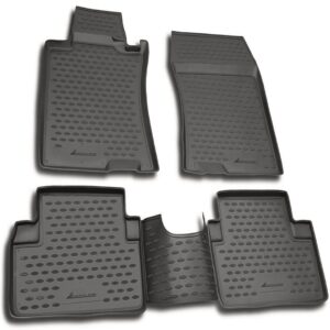 Novline ΜΑΡΚΕ ΠΑΤΑΚΙΑ ΣΕ ΣΚΑΦΗ TPE ΛΑΣΤΙΧΟ ΓΙΑ HONDA ACCORD 2003-2007  ΣΕ ΑΝΘΡΑΚΙ ΣΚΟΥΡΟ ΓΚΡΙ ΧΡΩΜΑ NOVLINE - 4 ΤΕΜ.