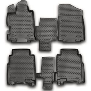Novline ΜΑΡΚΕ ΠΑΤΑΚΙΑ ΣΕ ΣΚΑΦΗ TPE ΛΑΣΤΙΧΟ ΓΙΑ HONDA FR-V 01/2007-2011  ΣΕ ΑΝΘΡΑΚΙ ΣΚΟΥΡΟ ΓΚΡΙ ΧΡΩΜΑ NOVLINE - 4 ΤΕΜ.