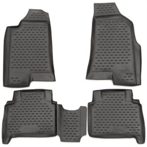 Novline ΜΑΡΚΕ ΠΑΤΑΚΙΑ ΣΕ ΣΚΑΦΗ TPE ΛΑΣΤΙΧΟ ΓΙΑ HUMMER H3 08/2005-02/2010  ΣΕ ΑΝΘΡΑΚΙ ΣΚΟΥΡΟ ΓΚΡΙ ΧΡΩΜΑ NOVLINE - 4 ΤΕΜ.