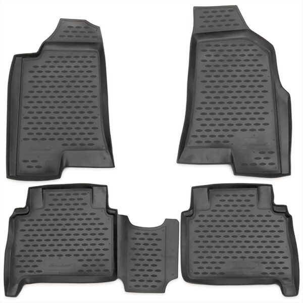 Novline ΜΑΡΚΕ ΠΑΤΑΚΙΑ ΣΕ ΣΚΑΦΗ TPE ΛΑΣΤΙΧΟ ΓΙΑ HUMMER H3 08/2005-02/2010  ΣΕ ΑΝΘΡΑΚΙ ΣΚΟΥΡΟ ΓΚΡΙ ΧΡΩΜΑ NOVLINE - 4 ΤΕΜ.