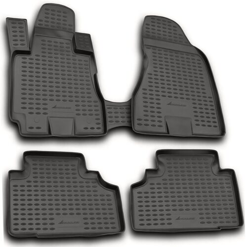 Novline ΜΑΡΚΕ ΠΑΤΑΚΙΑ ΣΕ ΣΚΑΦΗ TPE ΛΑΣΤΙΧΟ ΓΙΑ HYUNDAI TUCSON 04/2004-02/2010  ΣΕ ΑΝΘΡΑΚΙ ΣΚΟΥΡΟ ΓΚΡΙ ΧΡΩΜΑ NOVLINE – 4 ΤΕΜ.