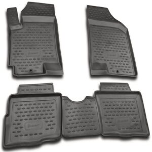 Novline ΜΑΡΚΕ ΠΑΤΑΚΙΑ ΣΕ ΣΚΑΦΗ TPE ΛΑΣΤΙΧΟ ΓΙΑ KIA SOUL 03/2009-2014  ΣΕ ΑΝΘΡΑΚΙ ΣΚΟΥΡΟ ΓΚΡΙ ΧΡΩΜΑ NOVLINE - 4 ΤΕΜ.